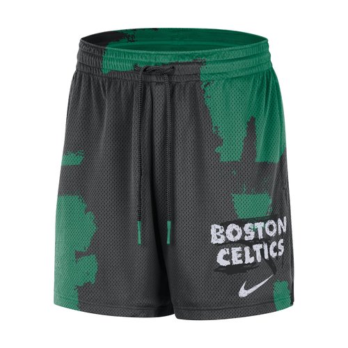 Nike Boston Celtics Courtside Air Jordan Dri-FIT NBA Mesh Practice Shorts - Black/Clover - HV9701-010