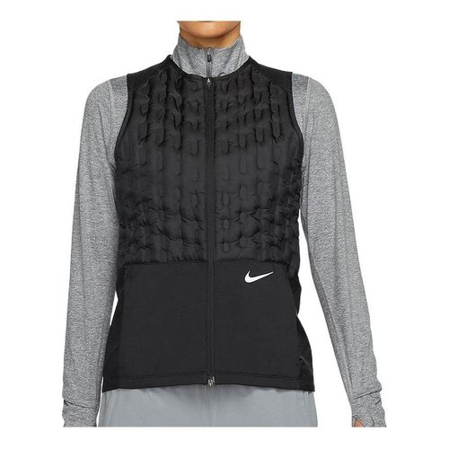 Nike Brand Logo Embroidered Stay Warm Down Vest Black - DD6064-010