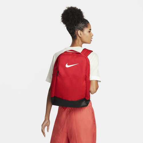 Nike Brasilia 9.5 Training Backpack Medium, 24L - University Red/Black/White - DH7709-657