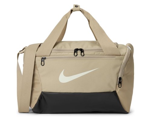 Nike Brasilia 9.5 Training Duffel Bag Extra Small, 25L Duffel Bags - Desert Khaki/Black/Sail - DM3977-253
