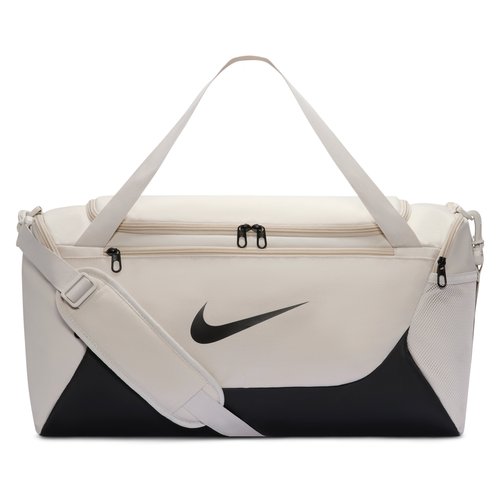 Nike Brasilia Training Duffel Bag Small, 40L - Light Bone/Black/Black - IB4394-072