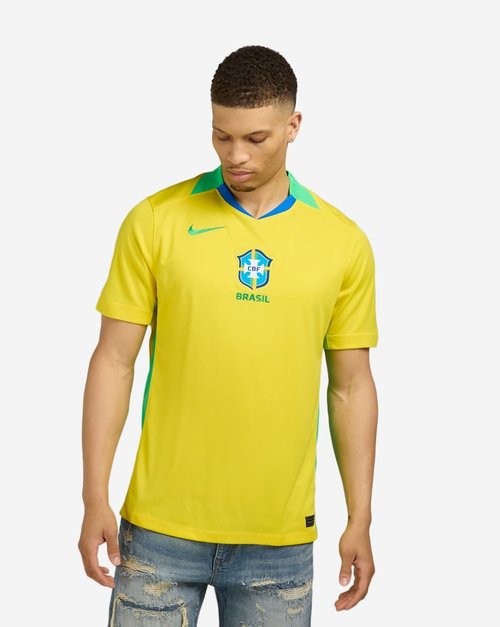 Brazil 2025 Stadium Home Team Nike Dri-FIT Soccer Replica Jersey - Lightning/Green Spark/Green Spark - FZ9011-718
