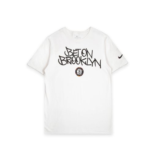 Nike Brooklyn Nets Bet On Brooklyn Tee - White - 00037995X-BN2