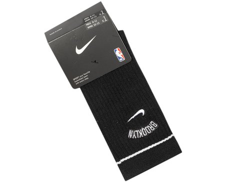 Nike Brooklyn Nets Courtside NBA Socks - Black/White - DJ3731-010