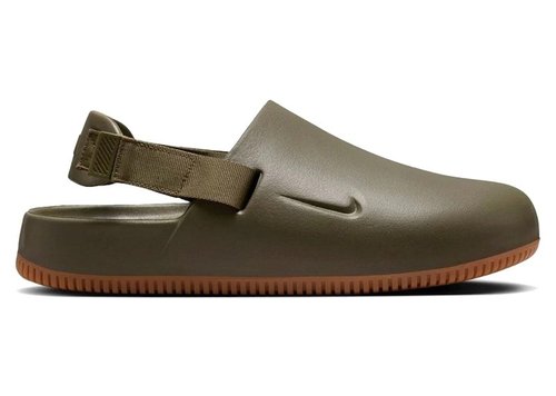 Nike Calm Mule - Medium Olive/Gum Medium Brown - FD5131-202