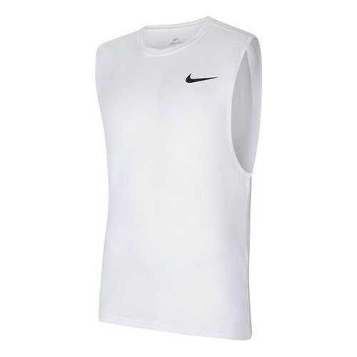 Nike Casual Breathable Running Fitness Training White Vest - Multi-Color - CZ2410-100