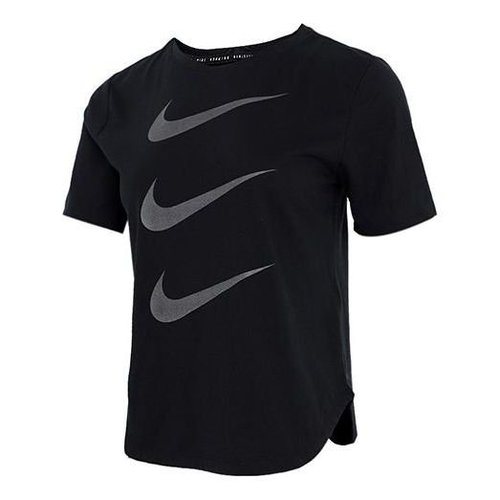 Nike Casual Sports Breathable Round Neck Short Sleeve Black T-Shirt - DC4324-010
