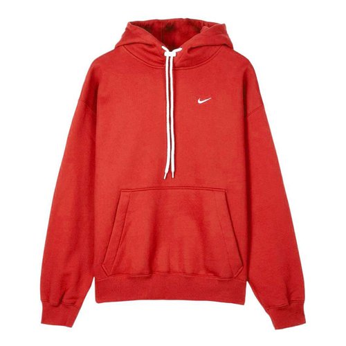 Nike Casual Sports Fleece Drawstring Pullover Red - RED - CD6393-657