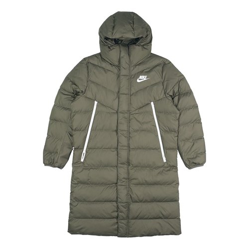 Nike Casual Sports mid-length hooded down Jacket Green - CU0281-380
