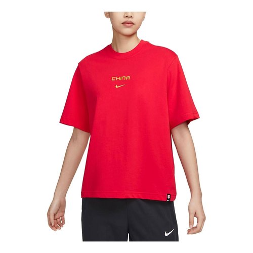 Nike CHINA TEAM T-Shirt - Red - FN3115-600