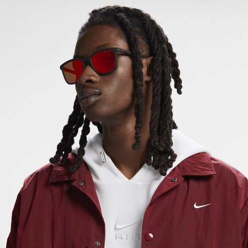 Nike Circuit Polarized Sunglasses - Black/University Red - FJ2234-012
