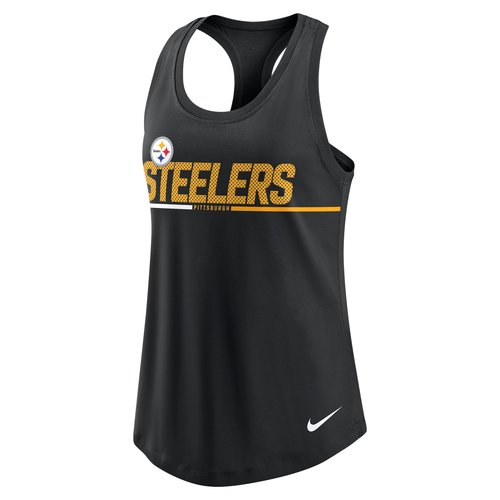 Nike City NFL Pittsburgh Steelers Racerback Tank Top - Black - NKYB00A7L-0ZX