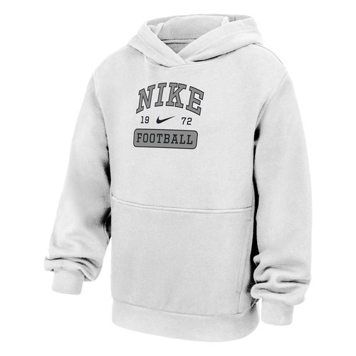 Nike Club Fleece Football Pullover Hoodie - White - B31670FB25-WHT