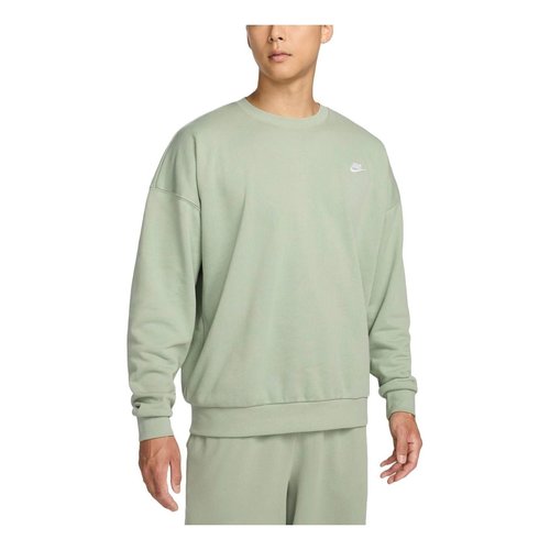 Nike Club Fleece Oversized French Terry Crewneck Sweatshirt Asia Sizing - Jade Horizon/Jade Horizon/White - HJ1820-370