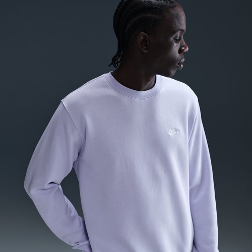 Nike Club Fleece Crew - Amethyst Tint/White - FN3886-538
