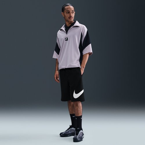 Nike Club Fleece Shorts - Black/Black/White - FN3906-010