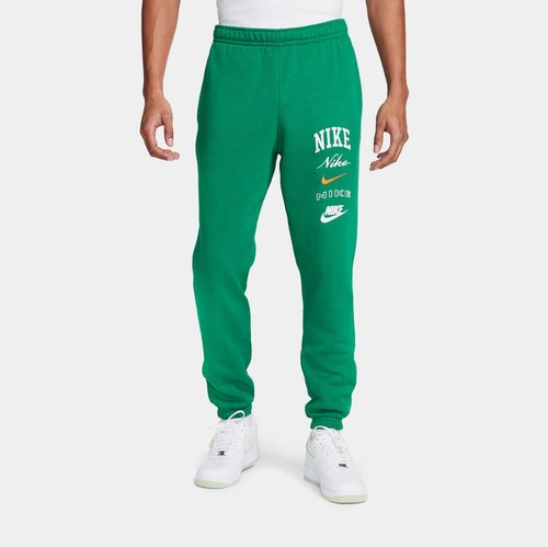 Nike Club Fleece Stack GX Joggers Pants - Green/White - FN2643-365