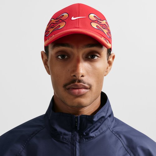 Nike Club Structured OG Flame Cap - University Red - IH9258-657
