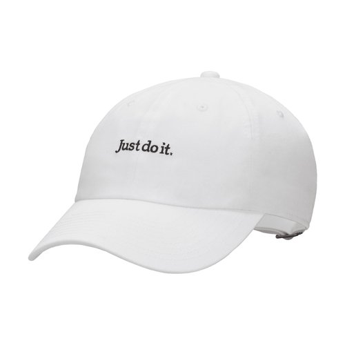 Nike Club Unstructured JDI Cap - White/Black - FB5370-100