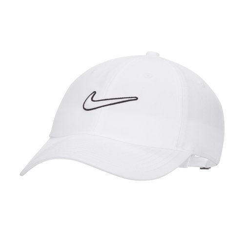Nike Club Unstructured Swoosh Cap - White/White - FB5369-100
