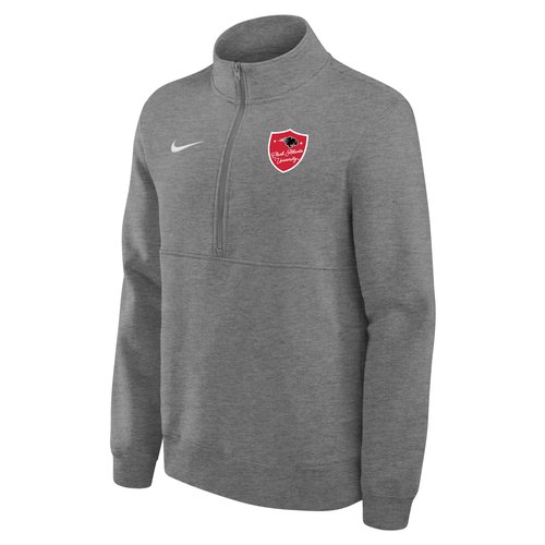 Nike College Clark Atlanta University Club Fleece 1/4-Zip Top - Dark Grey Heather - M34407CLAU25-DHR