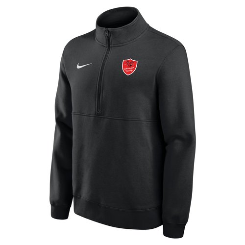 Nike College Club Fleece Delaware State University 1/4 Zip Top - Black - M34407DESU25-BLK