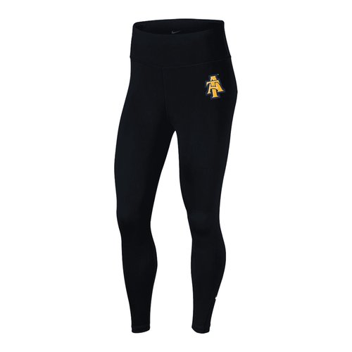 Nike College One North Carolina A&T 7/8 Leggings - Black - W75063H702H-NCA