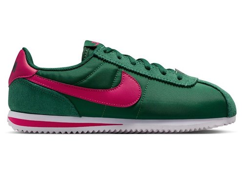 Nike Cortez Textile - Gorge Green/White/Wild Cherry - IH7654-300