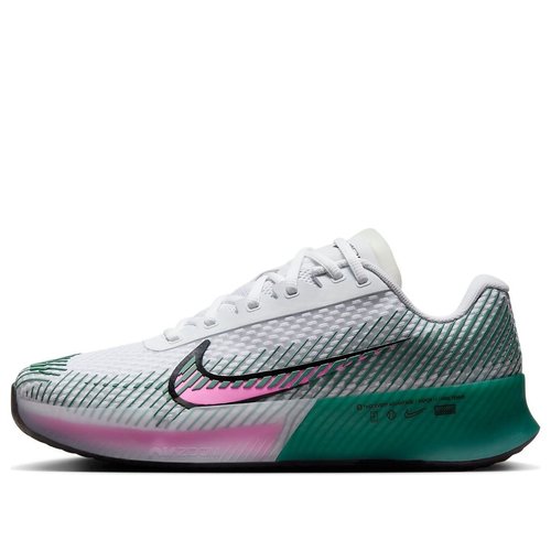 Nike Court Air Zoom Vapor 11 Hard Court Tennis - White/Bicoastal/Black/Playful Pink - DR6965-109