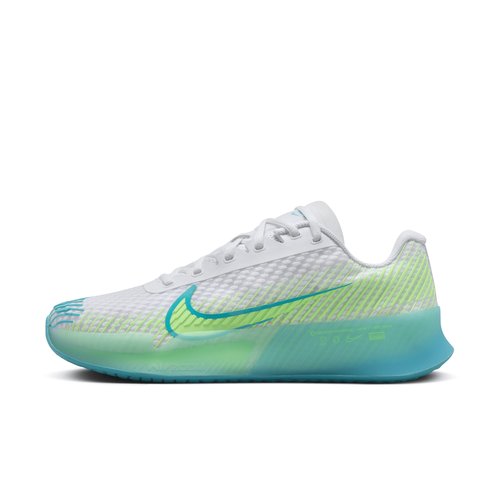 Nike Court Air Zoom Vapor 11 Hard Court Tennis - White/Lime Blast/Jade Ice/Teal Nebula - DR6965-104