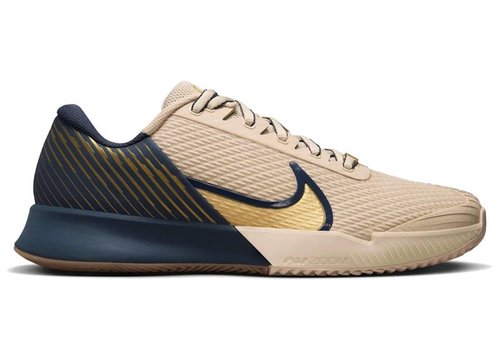Nike Court Air Zoom Vapor Pro 2 Premium Clay J'aime Paris Collection - Sand Drift/Metallic Gold/Thunder Blue - FN4742-101