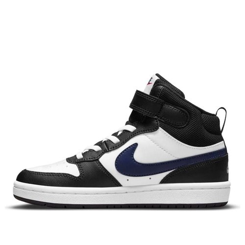 Nike Court Borough 2 Mid-Top Sneakers Black/White/Red - RED - DO5891-161