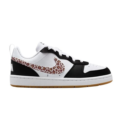 Nike Court Borough Low - Black/White/Gum Medium Brown/White - IR0566-001