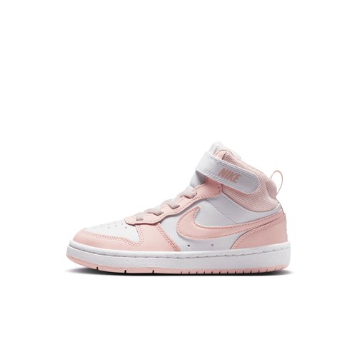 Nike Court Borough Mid 2 PSV - White/Echo Pink - CD7783-122