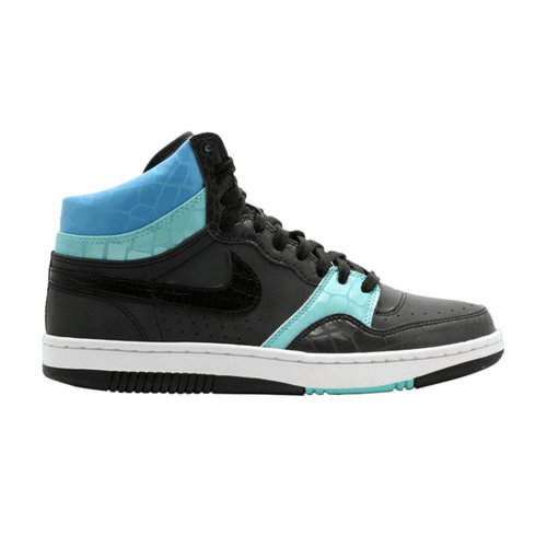 Nike Court Force High Premium - Black/Black-Turquoise - 314429-002