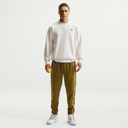 Nike Court Heritage Tennis Pants - Olive Flak/Saffron Quartz - FZ6928-368