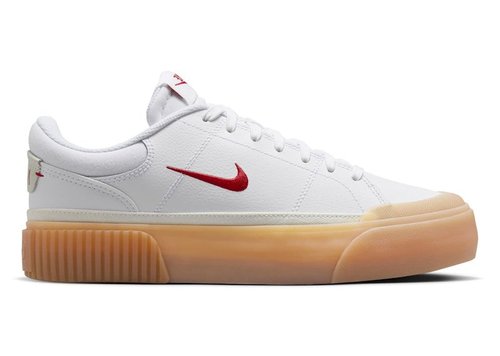 Nike Court Legacy Lift - White/Gum Yellow/Sail/University Red - FV5526-103