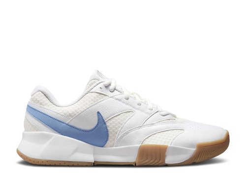Nike NikeCourt Lite 4 | Size 14 - White/Sail/Gum Light Brown/Light Blue - FD6574-107