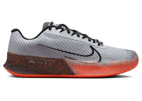 NikeCourt Air Zoom Vapor 11 Premium HC - Pure Platinum/Black/Hyper Crimson/Metallic Silver - FQ7721-001