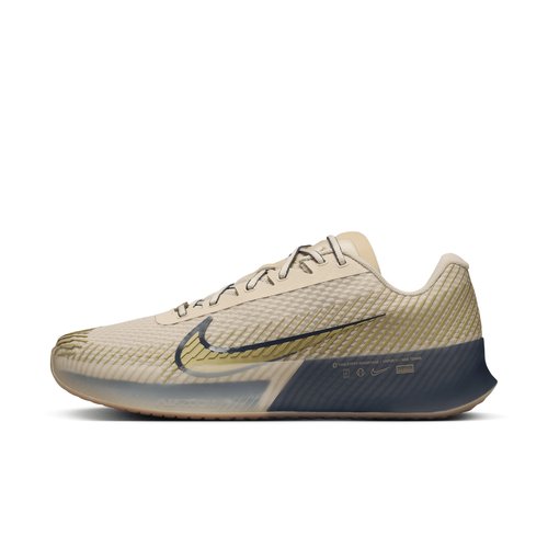 NikeCourt Air Zoom Vapor 11 Premium 'J'aime Paris Collection' - Sanddrift/Thunder Blue/Gum Medium Brown/Metallic Gold - FN4735-101