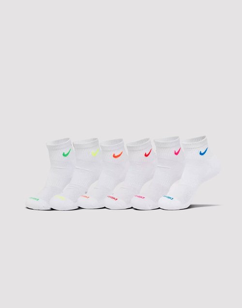Nike Cushioned Ankle Socks 6-Pack - White - UN0018-F68