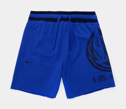Nike Dallas Mavericks Fleece Short Shorts - Blue - DN9157-480