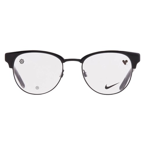 Nike Demo Oval Eyeglasses Nike 8402 001 50 - Black - NIKE840200150