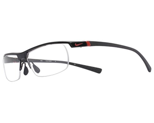 Nike Demo Rectangular Eyeglasses Nike 7071/2 002 57 - Black - NIKE7071/200257