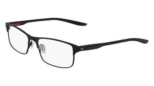 Nike Demo Rectangular Eyeglasses Nike 8046 N 007 54 - Black - NIKE8046N00754