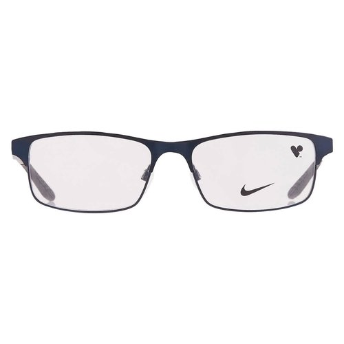 Nike Demo Rectangular Eyeglasses Nike 8046 N 401 54 - Black/Blue - NIKE8046N40154