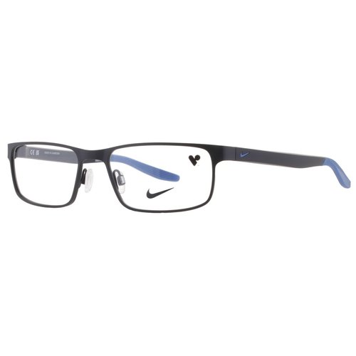 Nike Demo Rectangular Eyeglasses Nike 8131 008 53 - Black/Blue - NIKE813100853