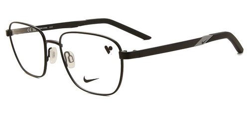 Nike Demo Square Eyeglasses Nike 8212N 001 52 - Black - NIKE 8-12N