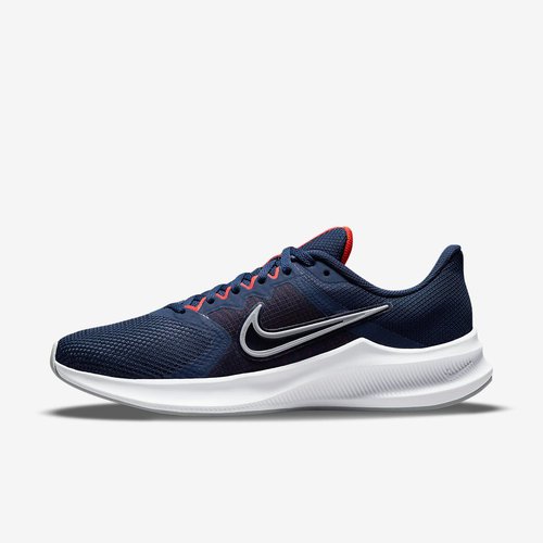 Nike Downshifter 11 - Midnight Navy/Habanero Red/Dark Obsidian/Wolf Grey - CW3411-401