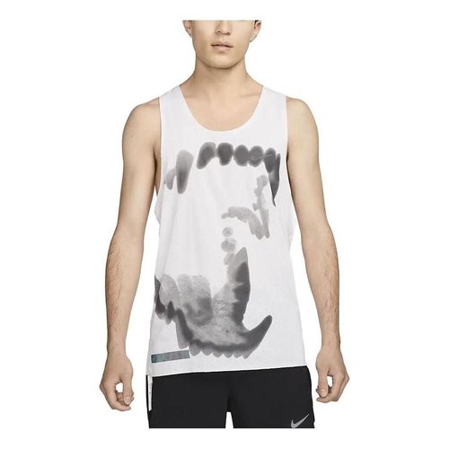 Nike Dri-FIT ADV Run Division Pinnacle Running Tank - White/Multi-Color - DX0846-030